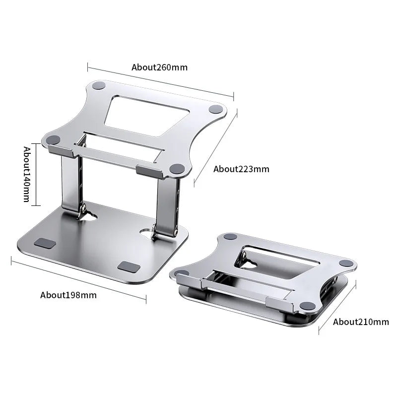 Foldable Aluminum Laptop Stand
