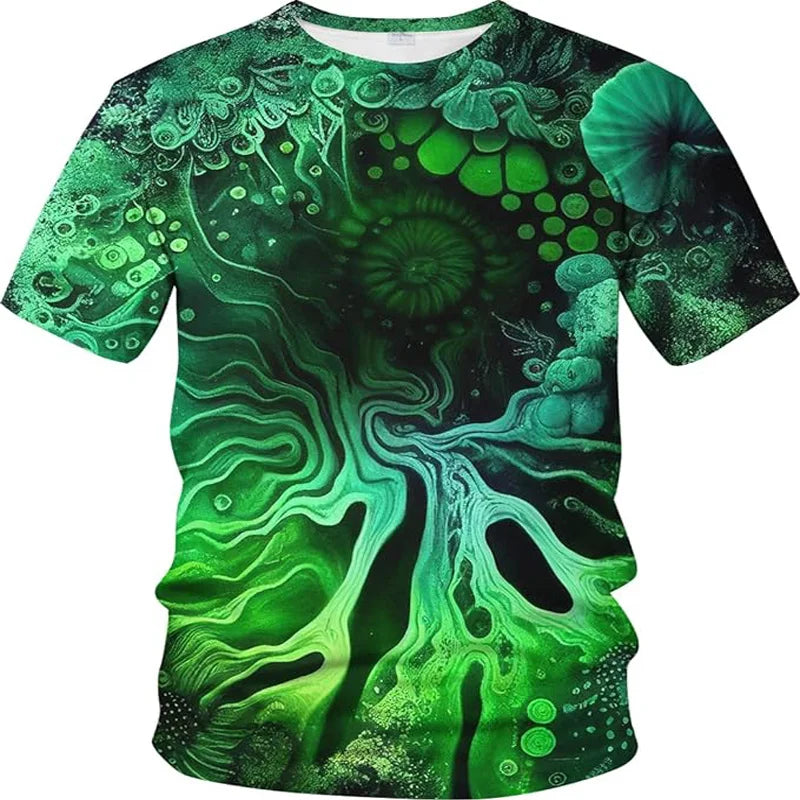 Trippy Neon Tie-Dye Tee