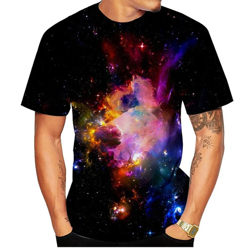 Space Galaxy Astronaut Tee