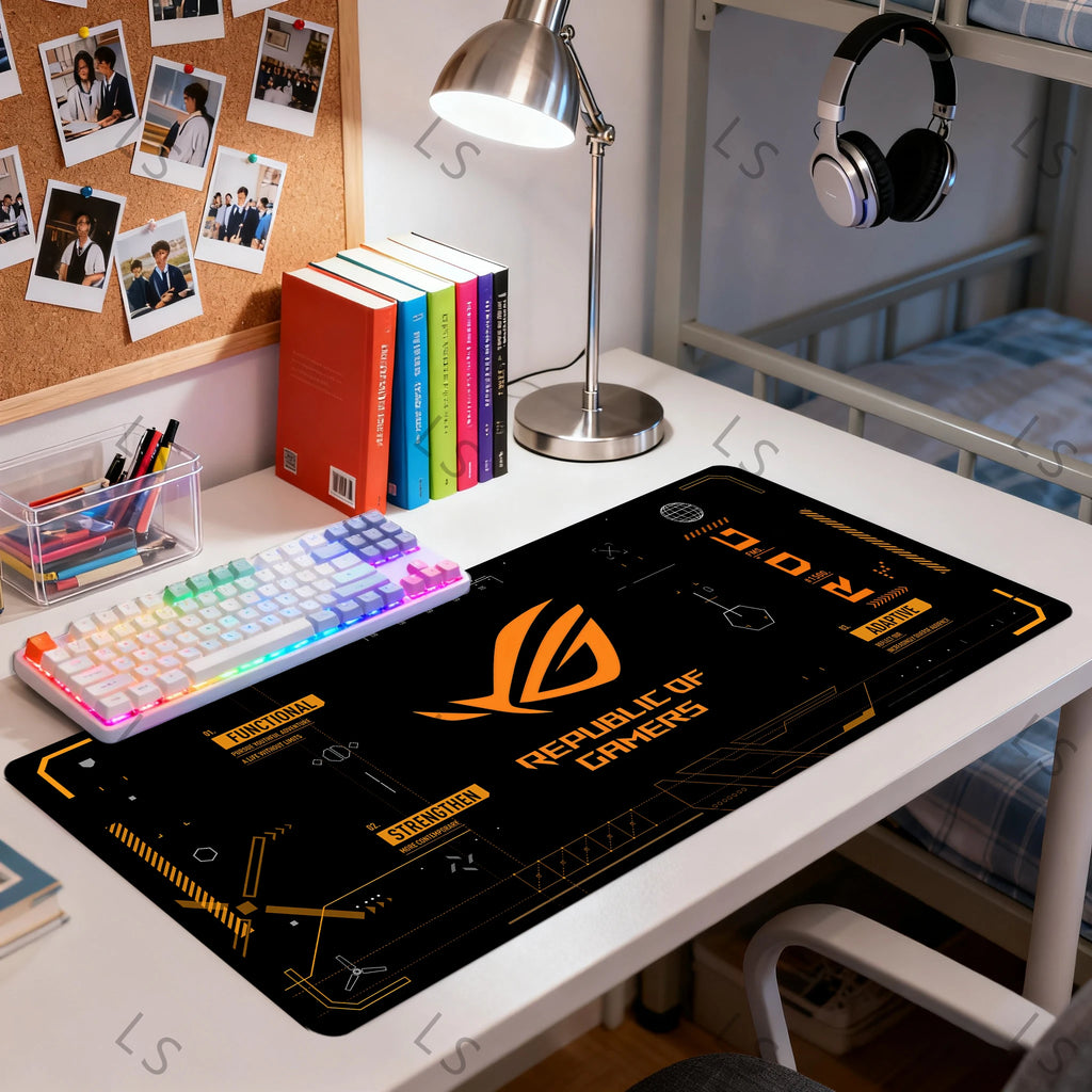 XXL Gaming Desk Mat - Extended Mouse Pad for PC and Keyboard Setup