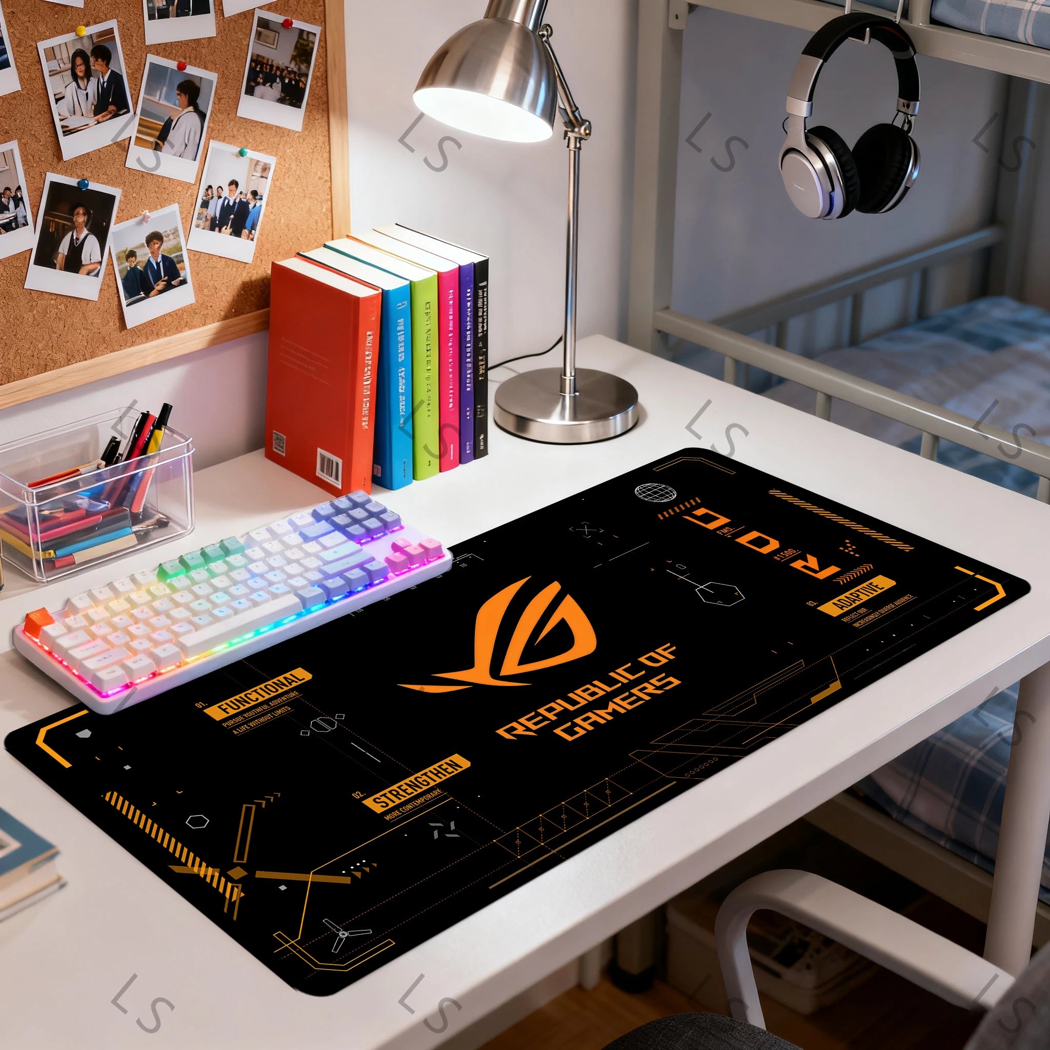 XXL Gaming Desk Mat - Extended Mouse Pad for PC and Keyboard Setup
