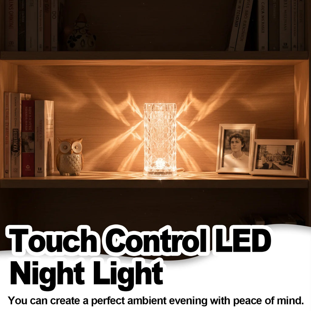 RGB Crystal LED Desk Lamp