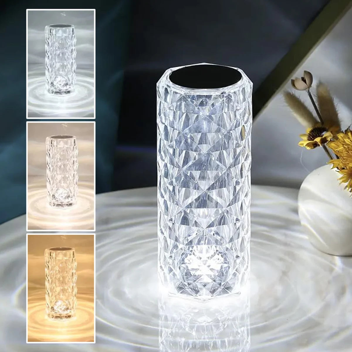 RGB Crystal LED Desk Lamp