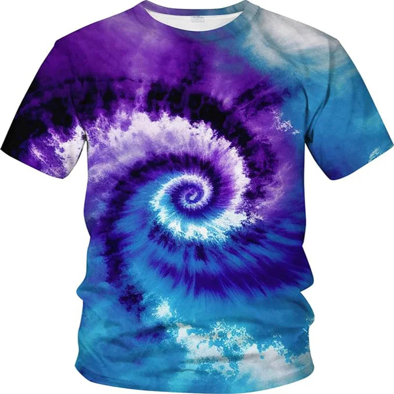Trippy Neon Tie-Dye Tee