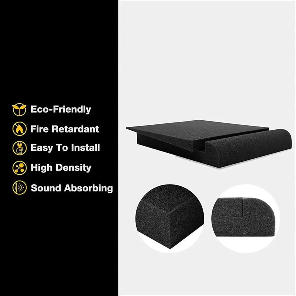 Studio Monitor Speaker Isolation Pads - Anti-Vibration Foam Pads for Speakers