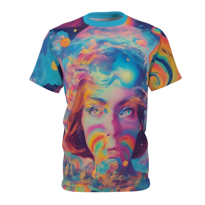 Mushroom Neon Streetwear Tee