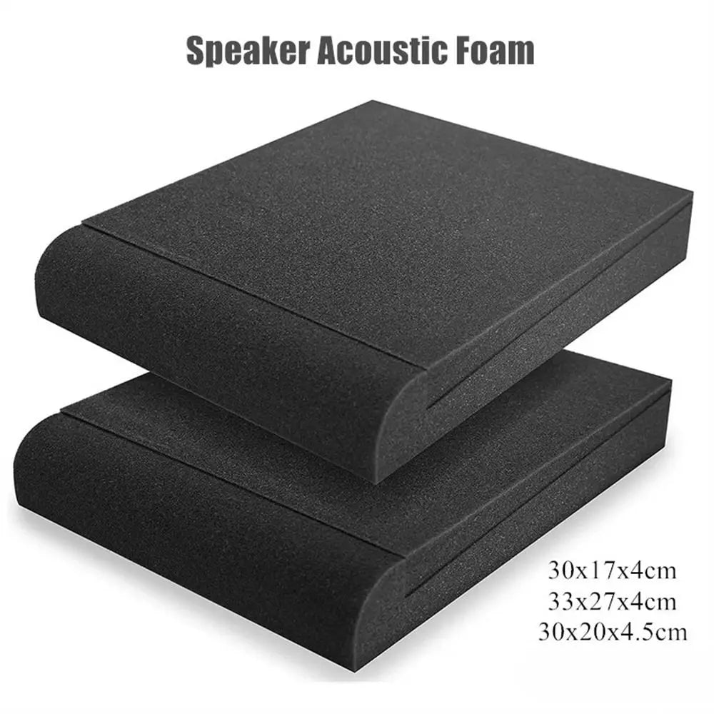 Studio Monitor Speaker Isolation Pads - Anti-Vibration Foam Pads for Speakers
