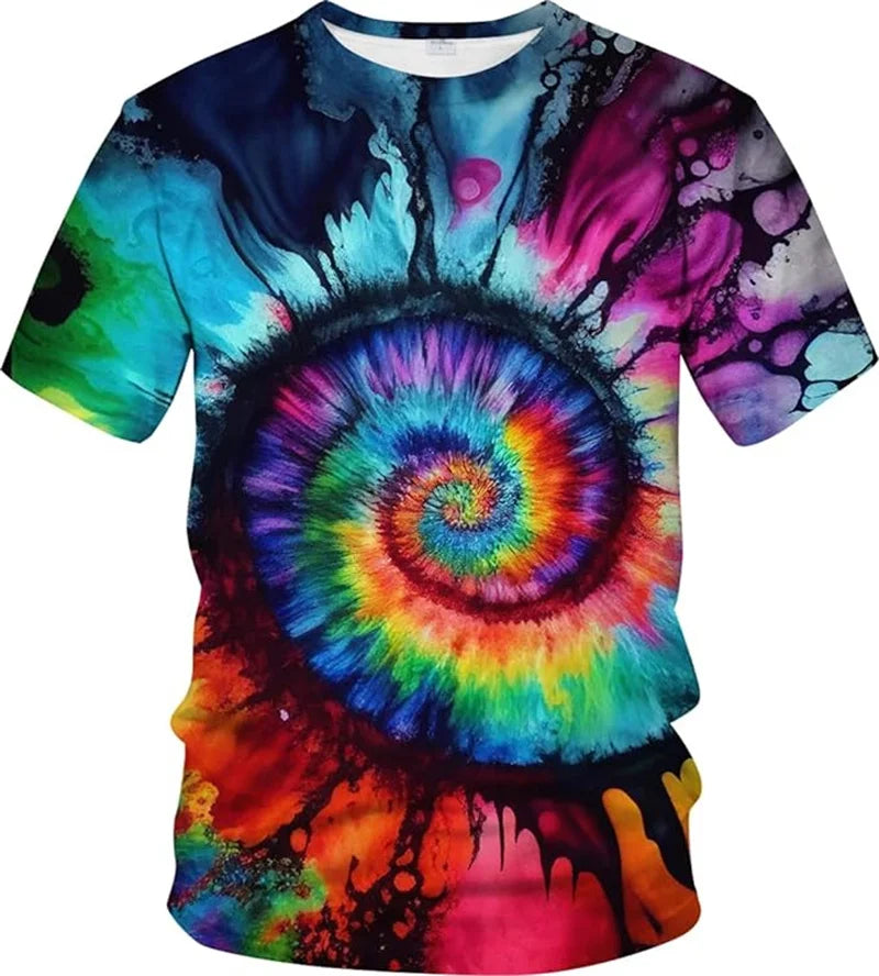 Trippy Neon Tie-Dye Tee