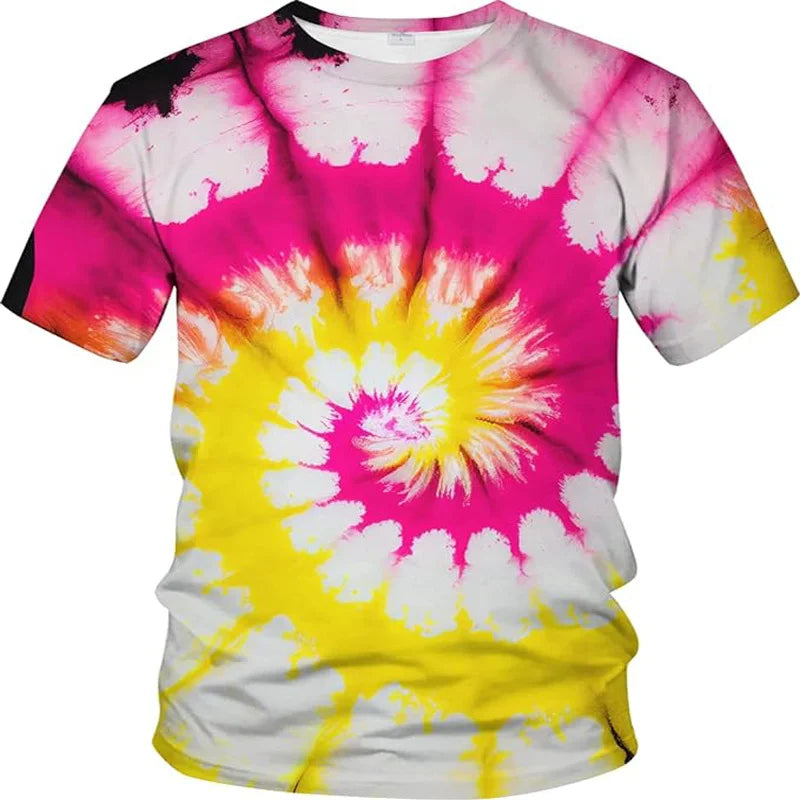 Trippy Neon Tie-Dye Tee