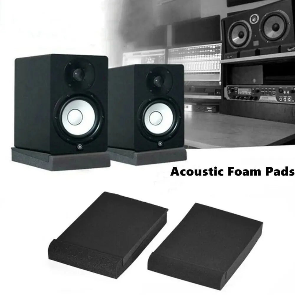 Studio Monitor Speaker Isolation Pads - Anti-Vibration Foam Pads for Speakers