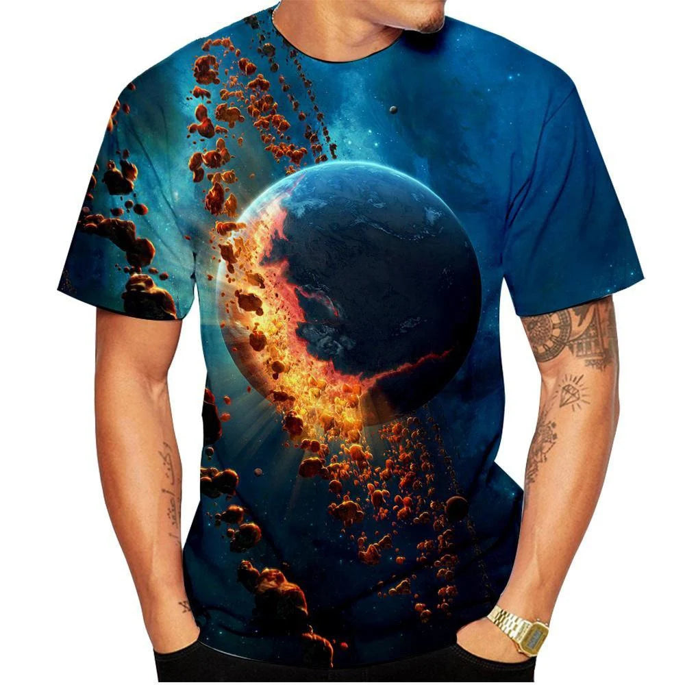 Space Galaxy Astronaut Tee