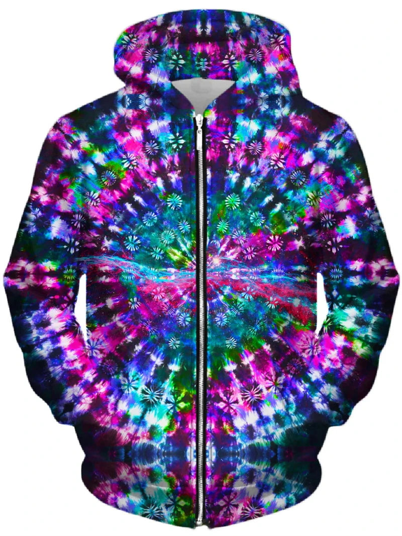 Psychedelic Zip-Up Hoodie