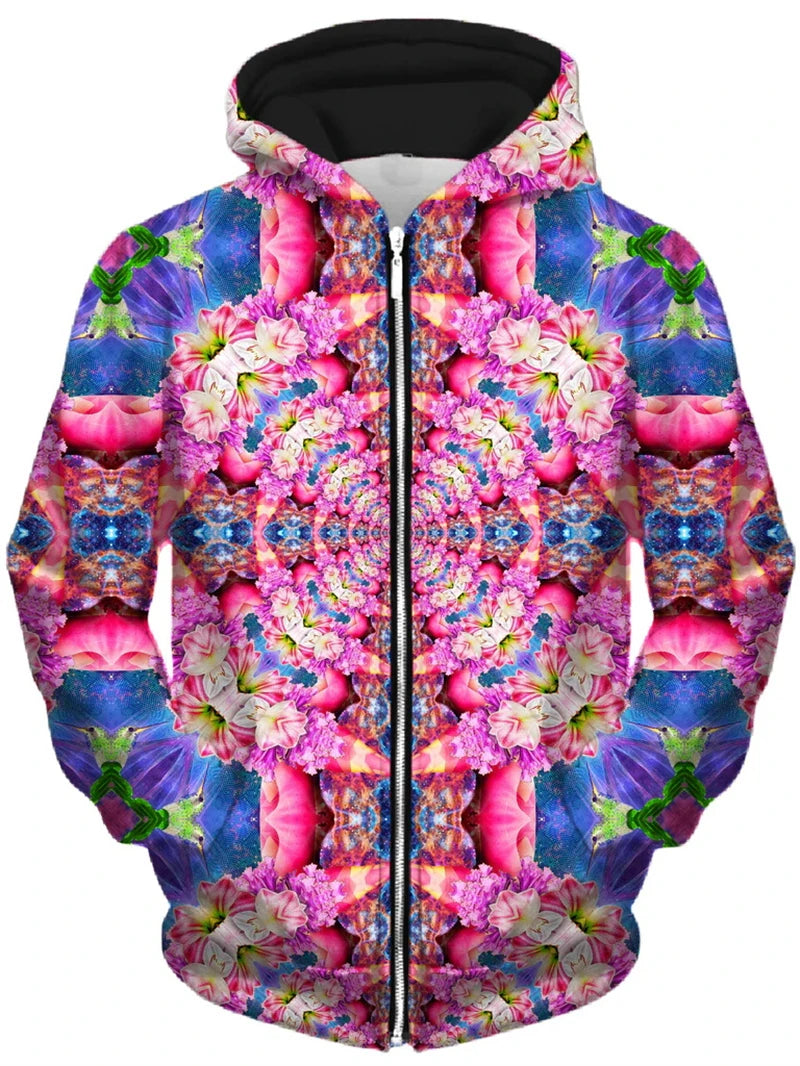 Psychedelic Zip-Up Hoodie