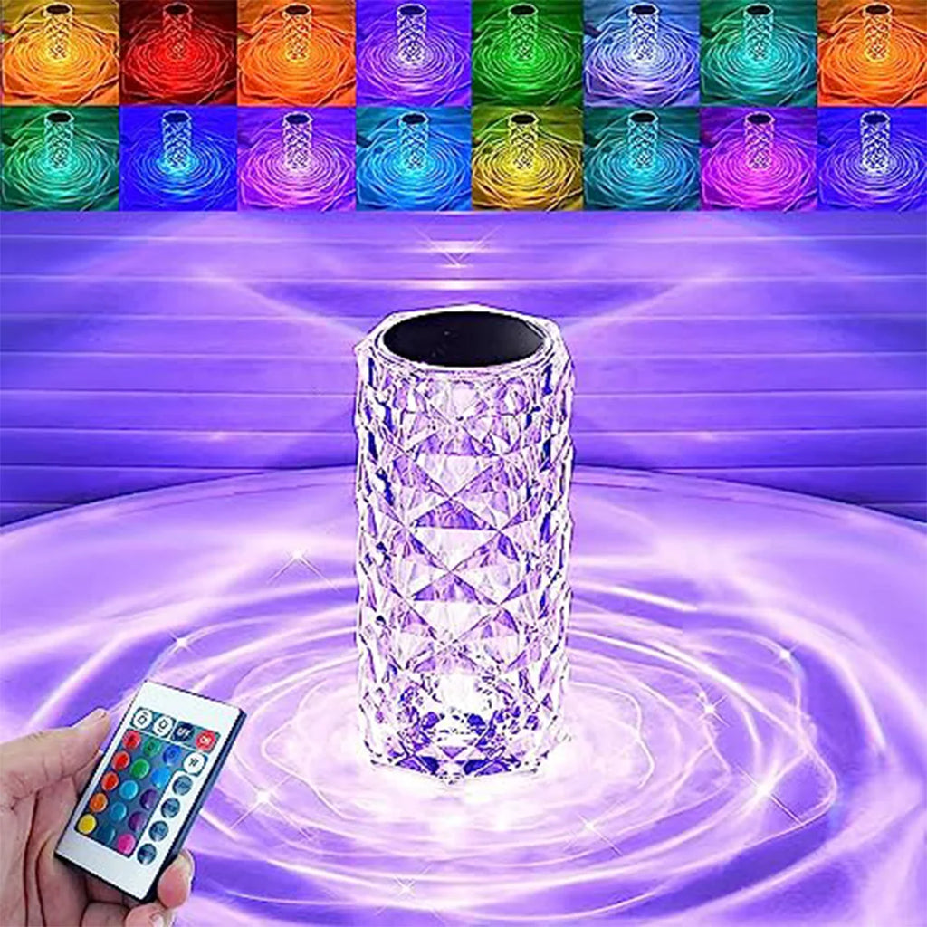 RGB Crystal LED Desk Lamp