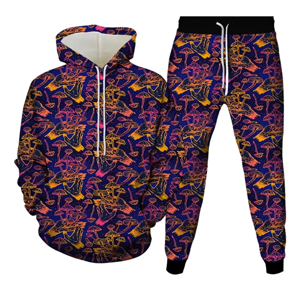 Mushroom Galaxy Hoodie Set